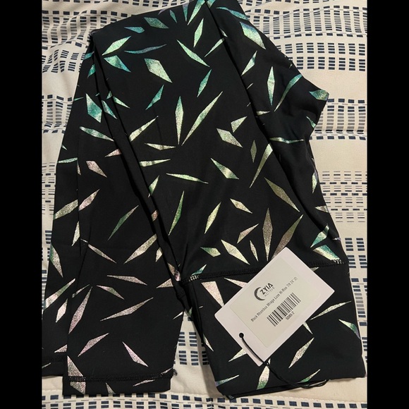 Black Rhombus Mirage Luxe Hi-Rise 7/8 24" zyia size 2 - Picture 1 of 4